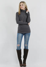 Load image into Gallery viewer, ruched t neck
