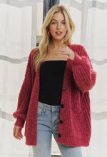 Load image into Gallery viewer, raspberry cardi
