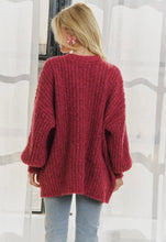 Load image into Gallery viewer, raspberry cardi
