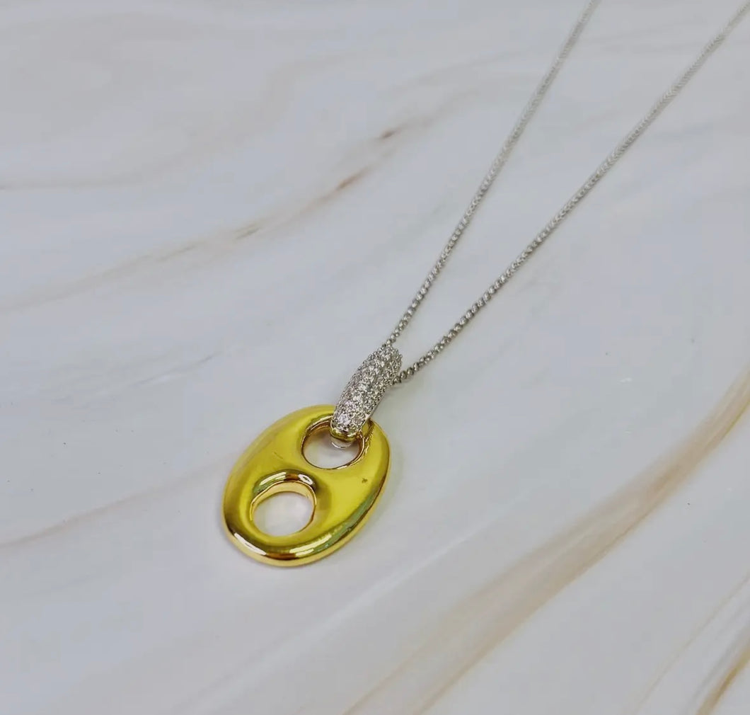 horse bit neck charm