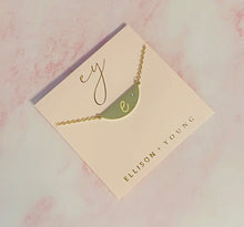 Load image into Gallery viewer, sphere initial neck charms
