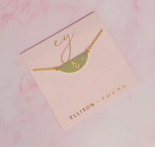 Load image into Gallery viewer, sphere initial neck charms
