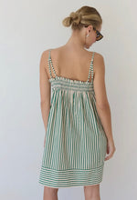 Load image into Gallery viewer, green stripe babydoll
