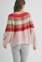 Load image into Gallery viewer, cherry stripe sweater
