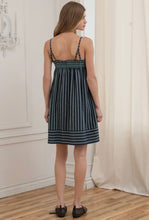 Load image into Gallery viewer, smocked stripe dress
