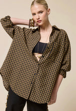 Load image into Gallery viewer, oversized gingham shirt
