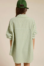 Load image into Gallery viewer, oversized gingham shirt
