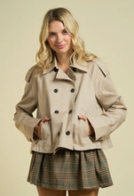 Load image into Gallery viewer, polished cotton trench
