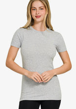 Load image into Gallery viewer, short sleeve fitted tee
