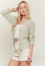 Load image into Gallery viewer, ribbed everywhere cardi’s
