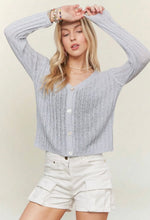 Load image into Gallery viewer, ribbed everywhere cardi’s

