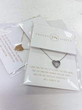 Load image into Gallery viewer, heart script neck charm
