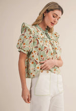 Load image into Gallery viewer, aloe print top
