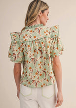 Load image into Gallery viewer, aloe print top
