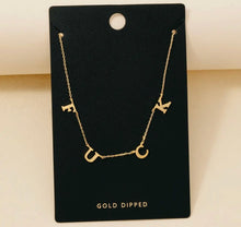 Load image into Gallery viewer, let me spell it out for you necklace
