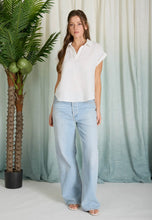Load image into Gallery viewer, white collar top
