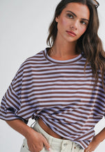 Load image into Gallery viewer, swing stripe tee
