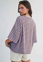 Load image into Gallery viewer, swing stripe tee
