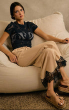 Load image into Gallery viewer, lace trim pant
