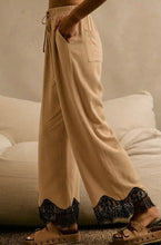 Load image into Gallery viewer, lace trim pant

