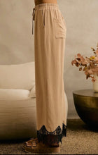 Load image into Gallery viewer, lace trim pant
