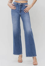 Load image into Gallery viewer, vintage hi rise wide leg 90’s jean
