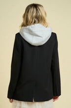 Load image into Gallery viewer, hooded blazer
