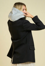 Load image into Gallery viewer, hooded blazer
