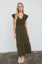 Load image into Gallery viewer, smocked v dress
