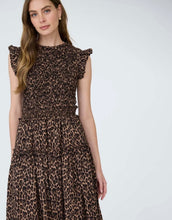 Load image into Gallery viewer, leopard smocked dress
