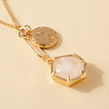 Load image into Gallery viewer, eyeheart stone neck charm
