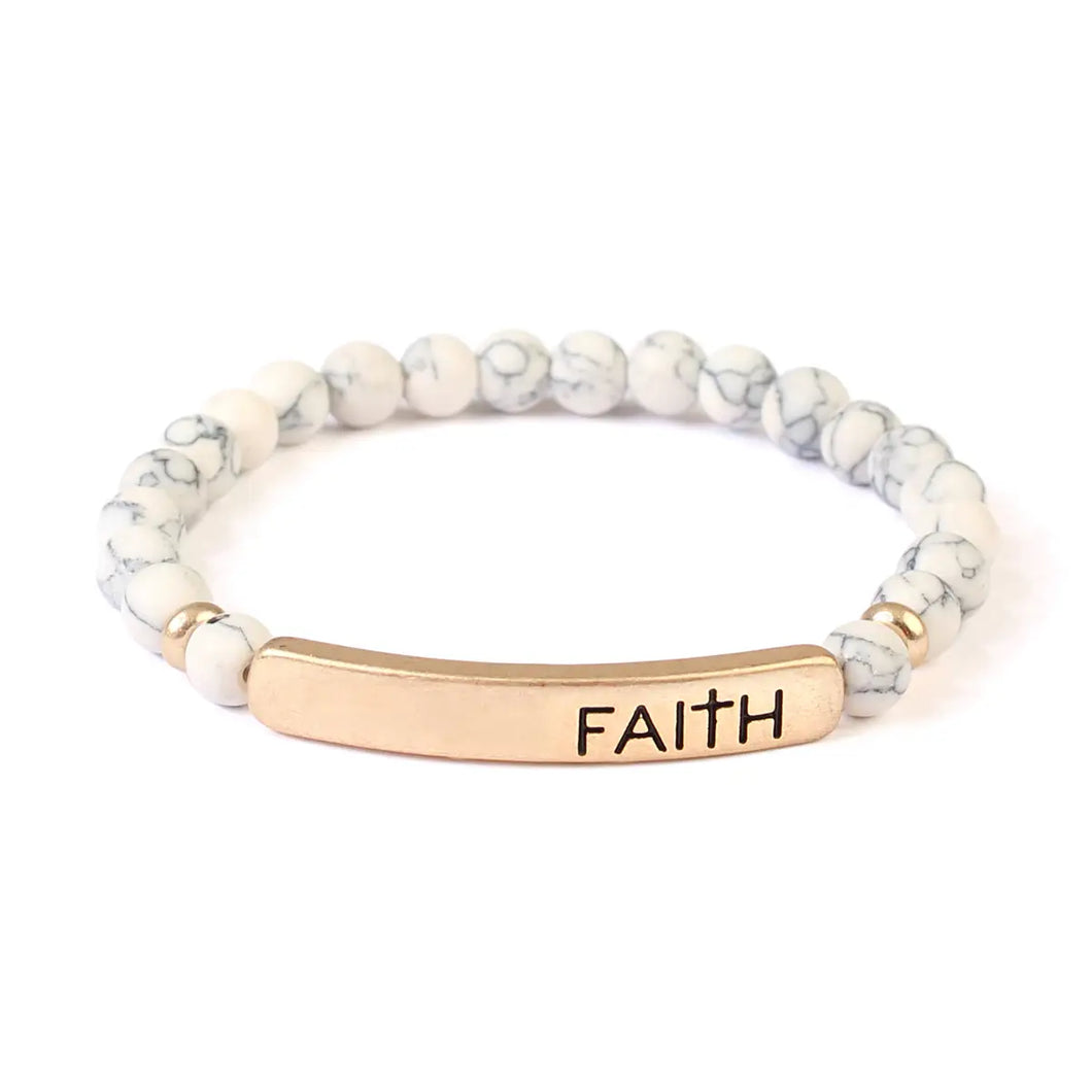 faith stone arm charm
