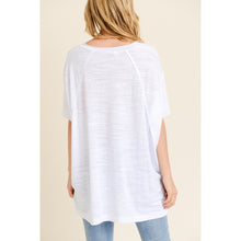 Load image into Gallery viewer, white oversized tee- last call
