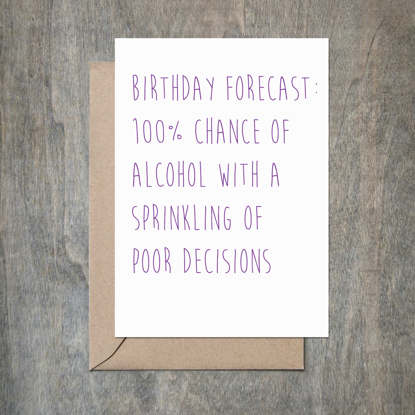 birthday forecast
