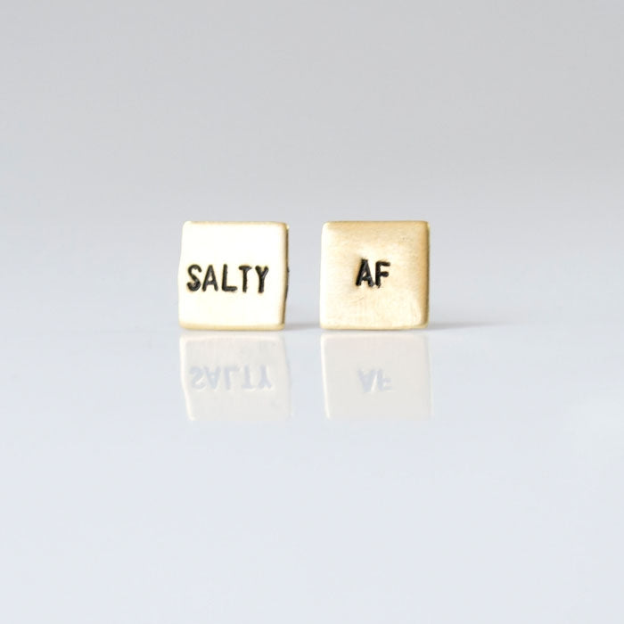 salty earrings