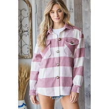 Load image into Gallery viewer, pink plaid shacket
