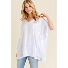 Load image into Gallery viewer, white oversized tee- last call
