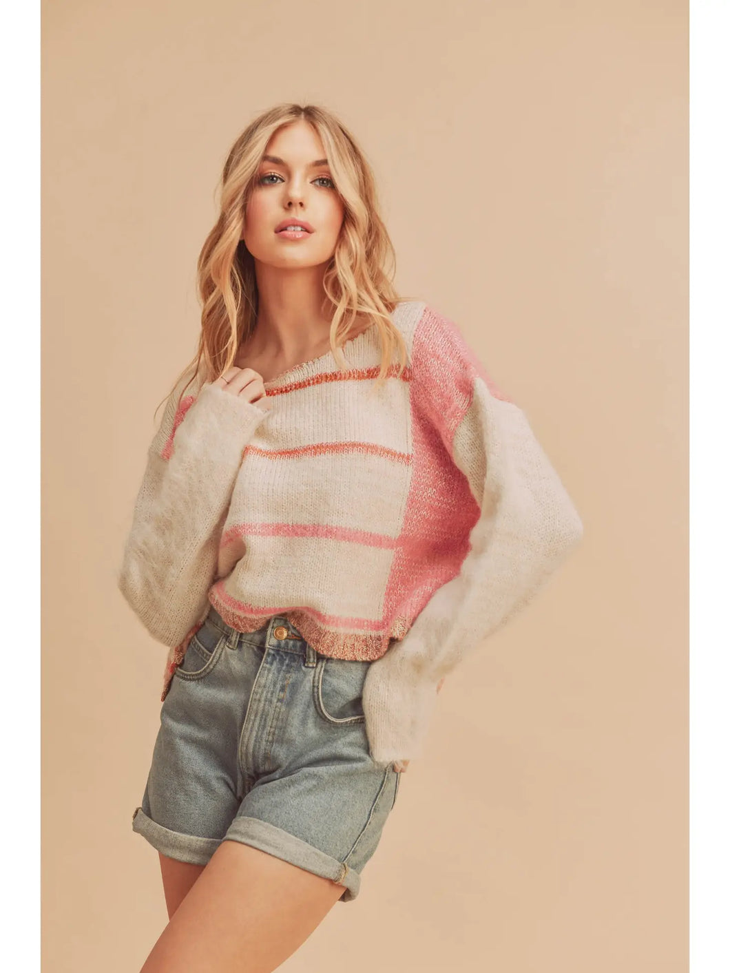 cotton candy sweater