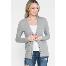 Load image into Gallery viewer, snap button down cardi- last call
