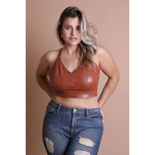 Load image into Gallery viewer, faux leather bralette
