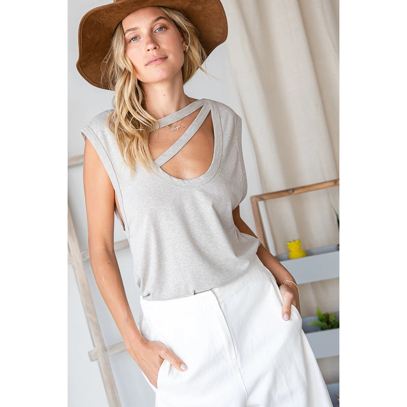 cross strap tank- last call