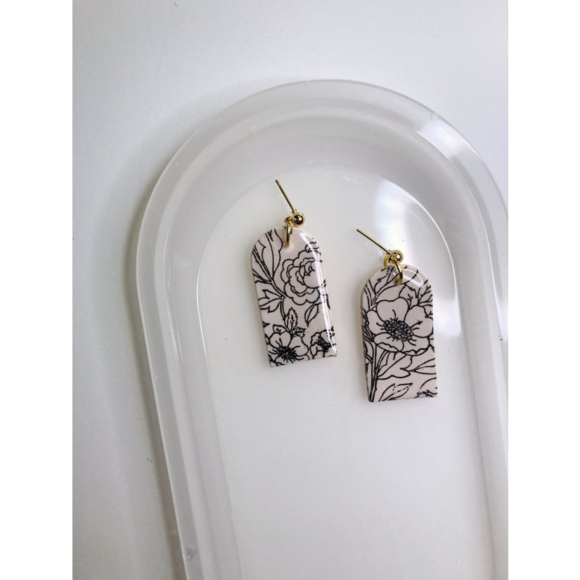 peony ear charm