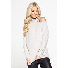 Load image into Gallery viewer, cutout mockneck top- last call
