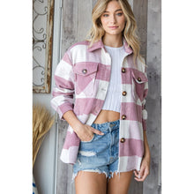 Load image into Gallery viewer, pink plaid shacket
